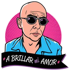 Pegatina Indio Solari A Brillar mi Amor