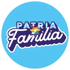 Pegatina Patria y Familia de Luzu TV