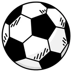 Pegatina Balón de fútbol clásico