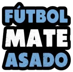 Pegatina Fútbol Mate Asado de Argentina