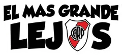 Pegatina El Más Grande Lejos Escudo River Plate