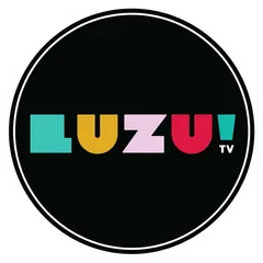 Pegatina Circular con el logo de Luzu TV