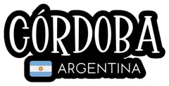 Pegatina Córdoba Argentina con bandera