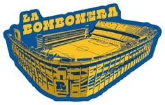 Pegatina Estadio La Bombonera azul y amarillo