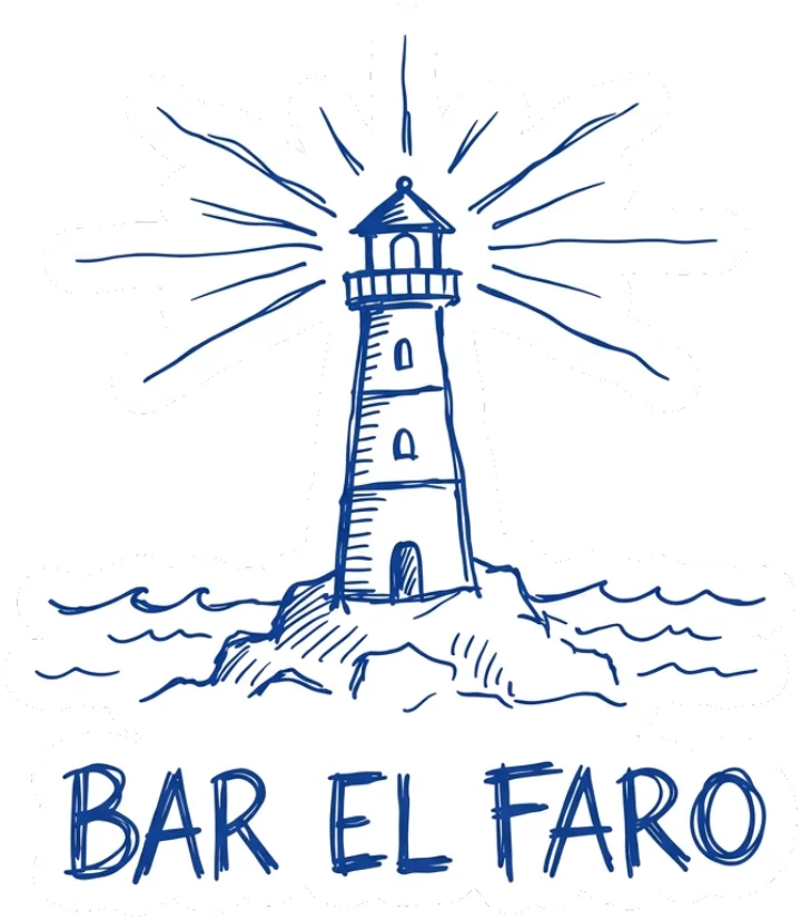 Pegatina del logo de Bar El Faro